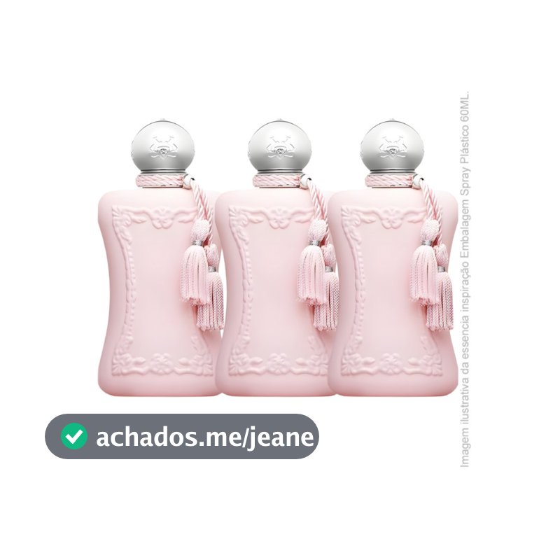 Perfumes Femininos Delina 60ml Aroma Marcante