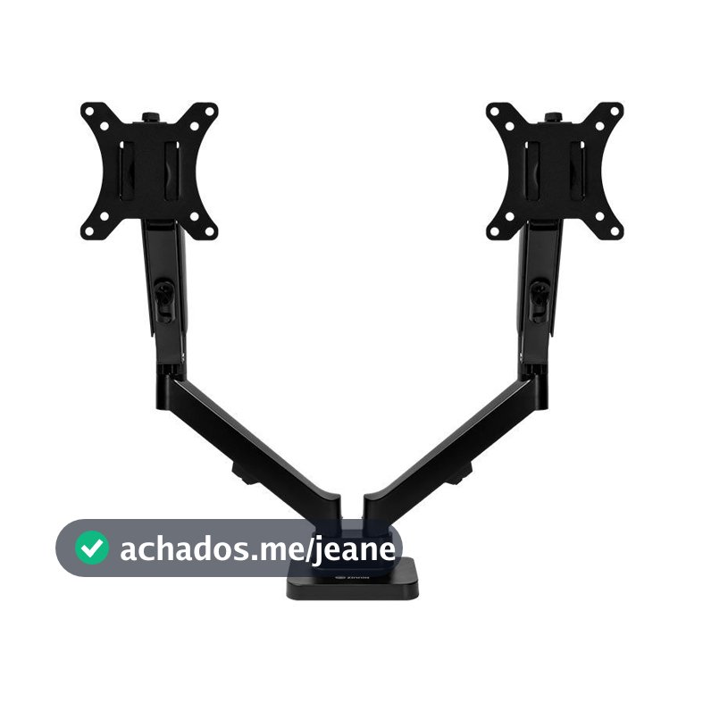 Suporte Articulado Para 2 Monitores 13 a 32 Pistão a Gás Zinnia Nimbo 210 Preto,ZNO-ZNNBO210-BK01-V2