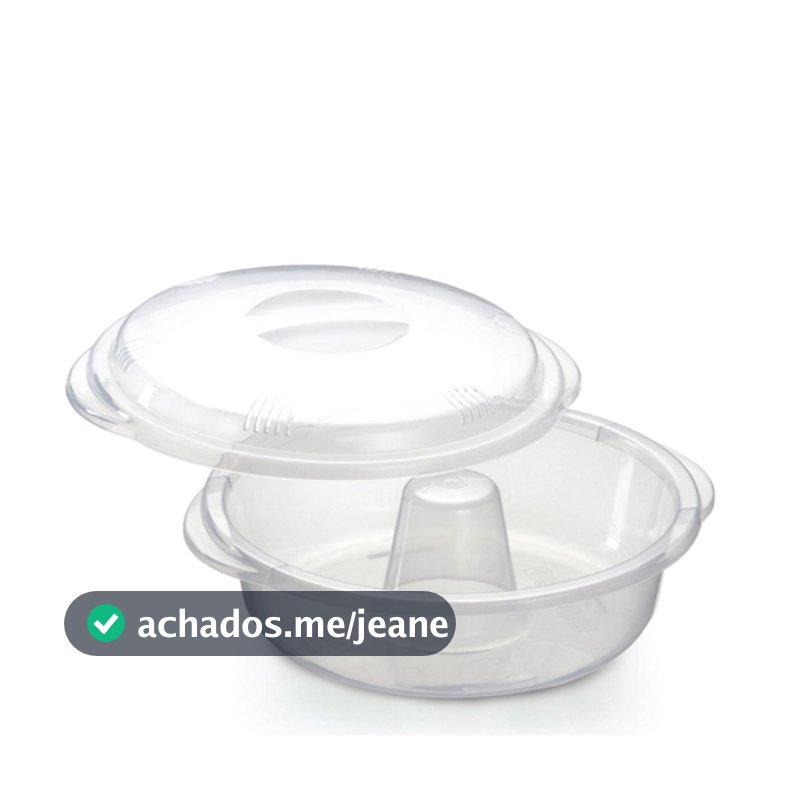 FORMA P/ PUDIM C/ TP P/ MICROONDAS