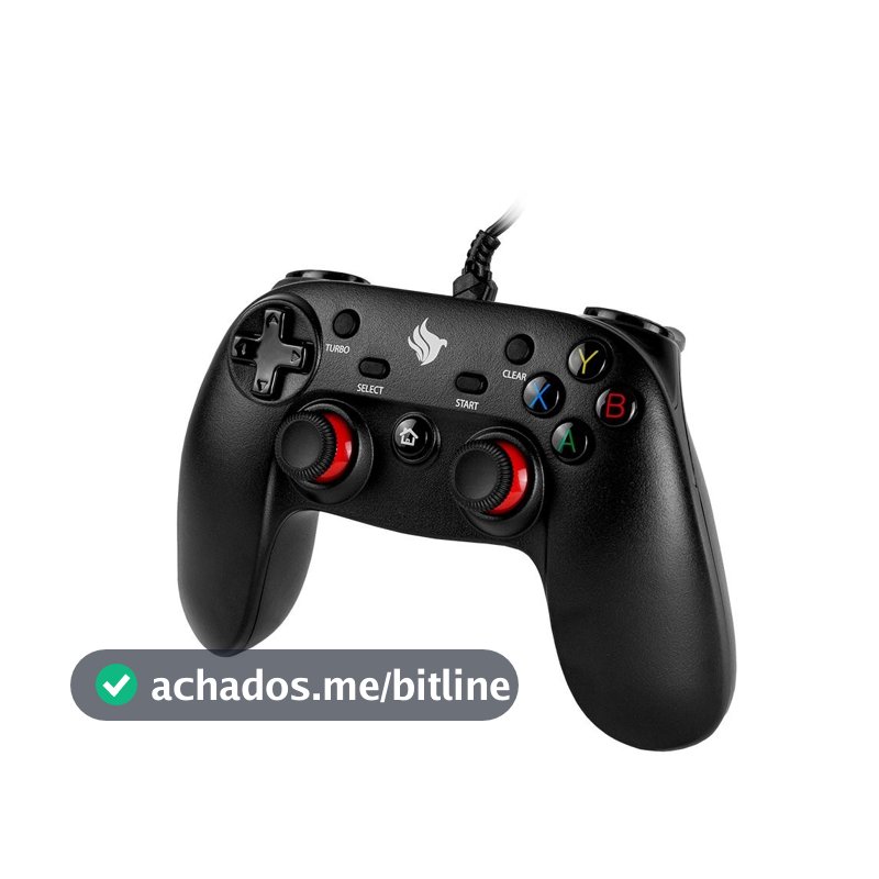 Controle Gamer Pichau GCX100 PC/PS3/Android, PG-CX100-BK