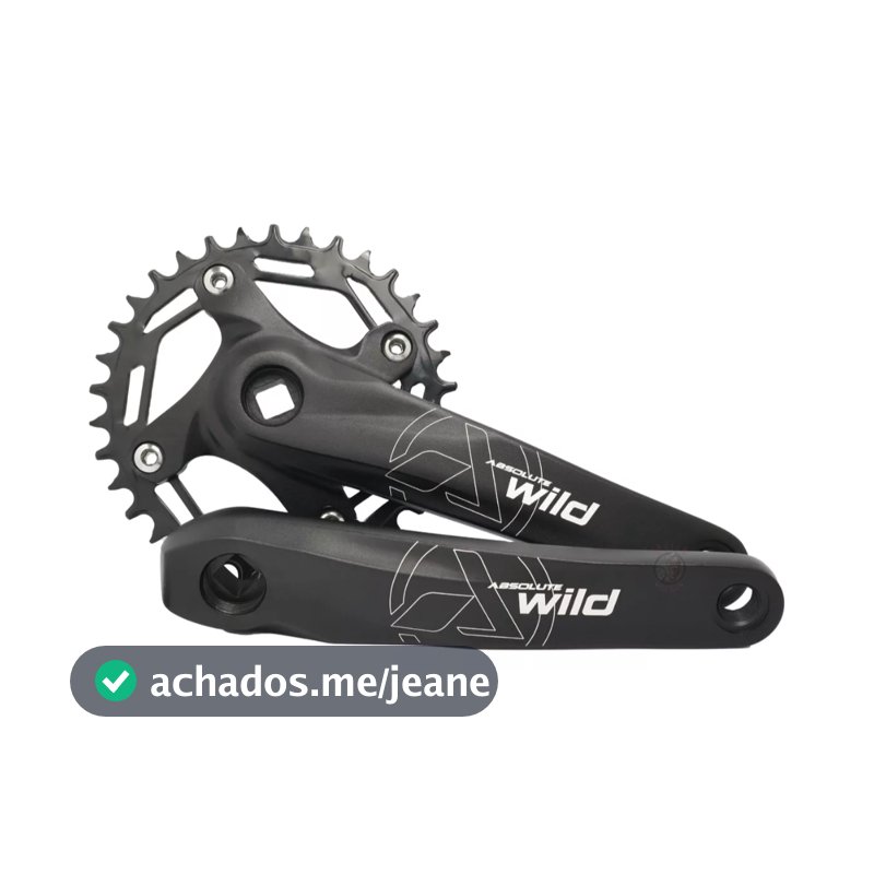 PEDIVELA ABSOLUTE WILD SINGLE 34D 175MM MTB 9V 10V 11V 12V