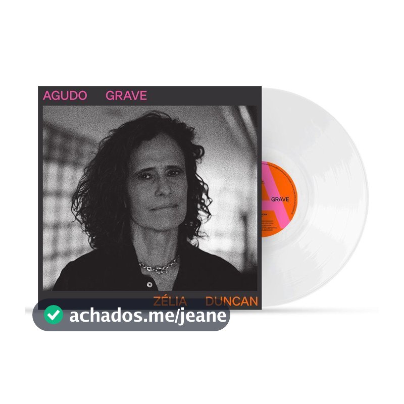 Vinil Zélia Duncan - Agudo Grave