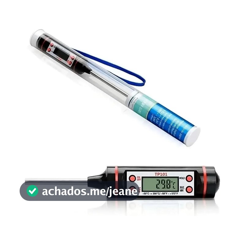 Termometro Digital Espeto Culinario Cozinha Carne Bebidas