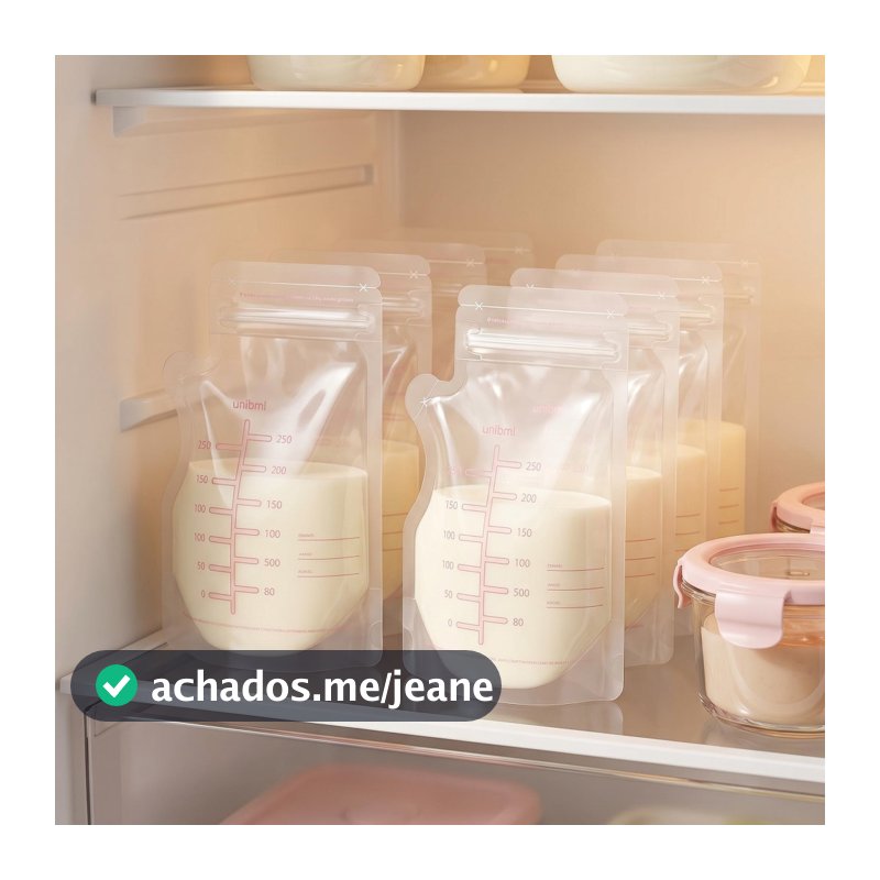 KIT 5/30/60 Sacos Para Armazenar Congelar Leite Materno 250 mL Freezer  KL-3001