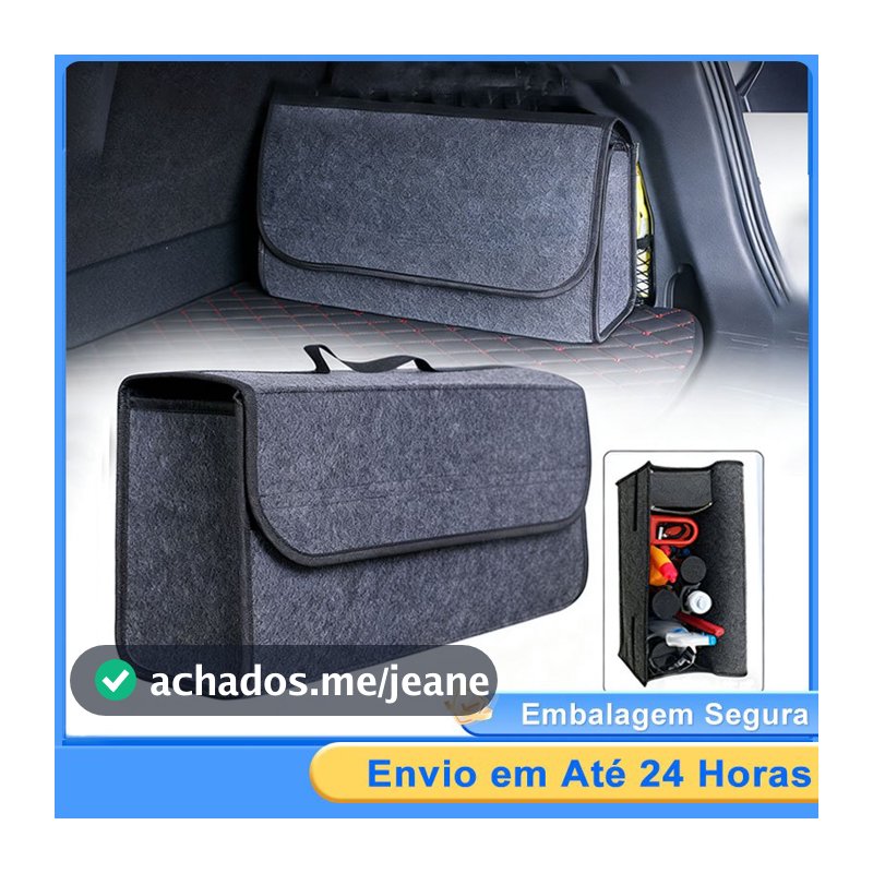 Bolsa De Armazenamento De Ferramentas De Carro Em Feltro Para O Porta-Malas Do Carro