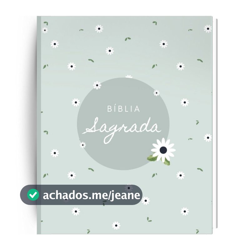 Bíblia Sagrada | NVI | Floral Azul