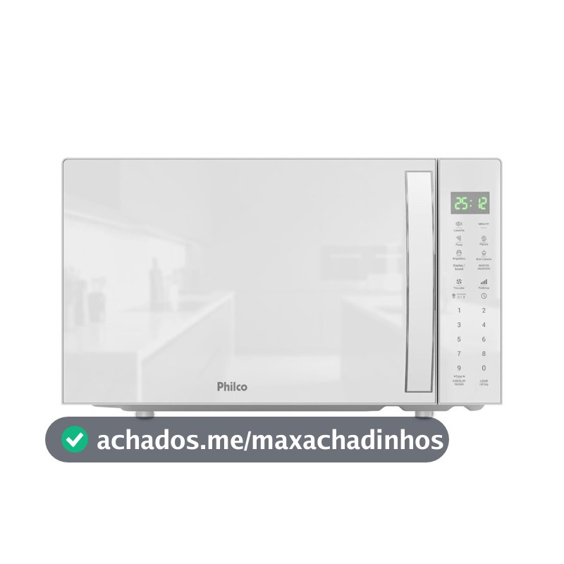 Micro-ondas Philco 28l Pmo31b Limpa Fácil Branco