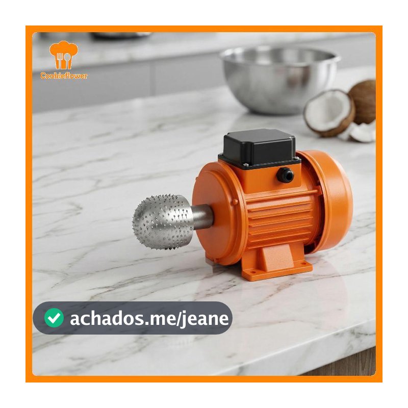 Ralador Elétrico CKFR de Para Coco , Aço Inoxidável Resistente , Fácil Substituição , Uso Externo Ou Doméstico , Novo