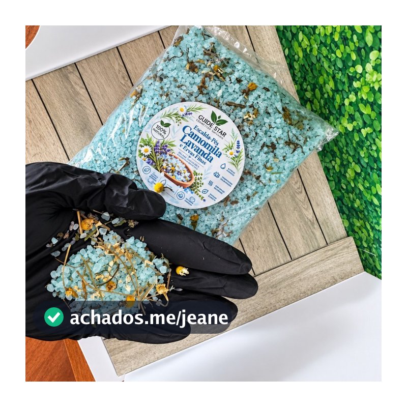 1kg Escalda Pé Lavanda com Camomila Relaxante camomila relaxante