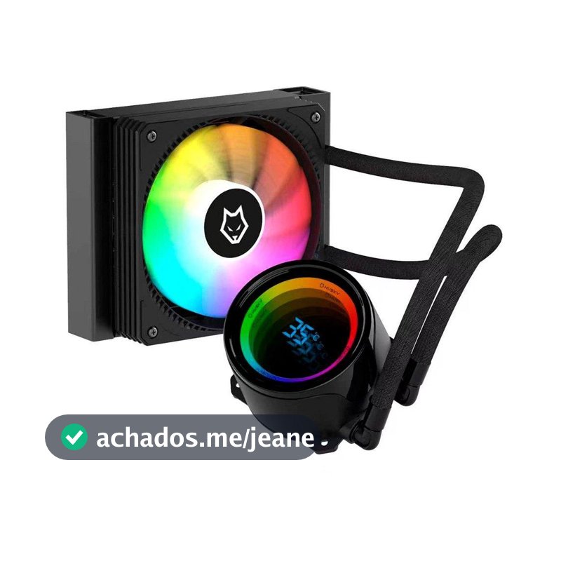 Water Cooler Husky Glacier, Iluminação ARGB, 120mm, AMD e Intel, Preto - HWT500PT