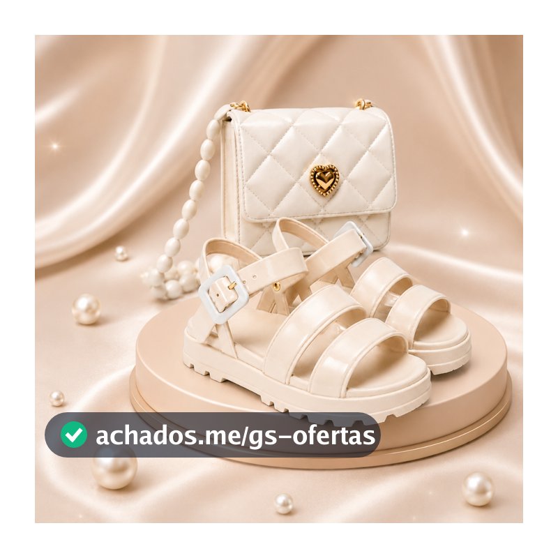 Kit Sandália + Linda Bolsa Infantil Feminina Casual Escolar Crianças Lançamento