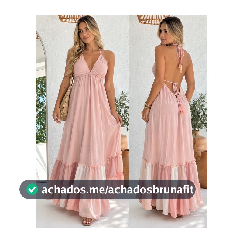 Vestido seda indiana linha PREMIUM com detalhes em alto relevo,costa nua