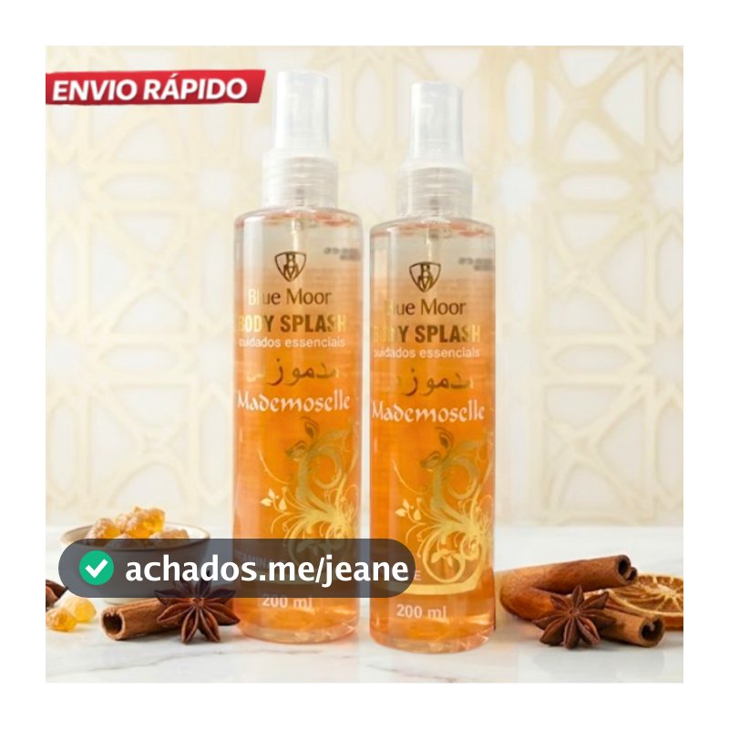 Kit Body Spray Fragrância Duradoura para o Corpo Perfume Árabe 200ML Perfume Leve e Refrescante