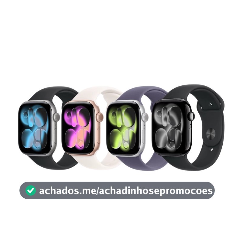 Relógio Apple Watch Series 11 GPS 42mm 46mm S11 Lançamento Envio Imediato com Nota Fiscal