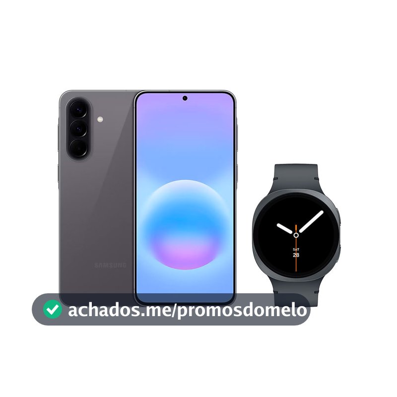 Galaxy A57 5G (256GB) - Cinza + Galaxy Watch8 BT 44mm - Grafite