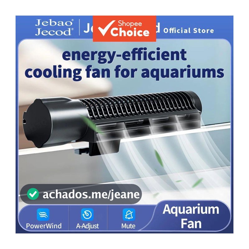 Ventilador De Aquário Para Tanque De Peixes , Controle Automático De Temperatura Com Ângulo Ajustável