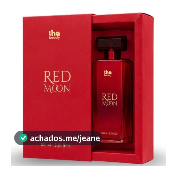 Perfume Feminino Red Moon 100ml Deo Colônia Floral Doce Marcante Fixação Intenso E Sensual