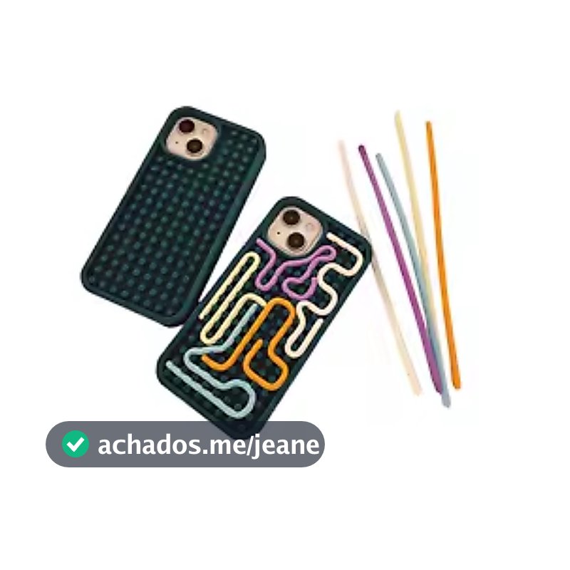 Novidade Capinha Labirinto Interativa Colorida Silicone Relaxante