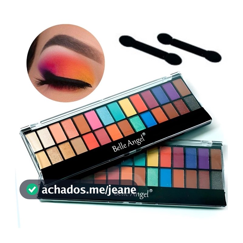 Paleta de sombras 28 cores nude B105 Belle Angel