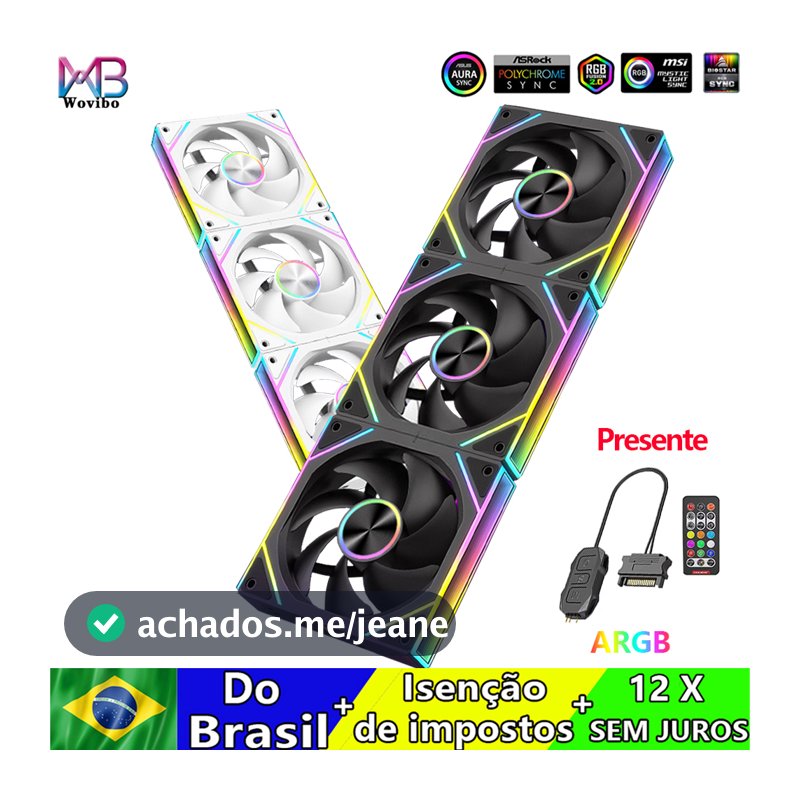 120mm Uni Fan Cooling Fans Cooler ARGB RGB PC Computer Case Ventilador Wireless Splicing Infinity