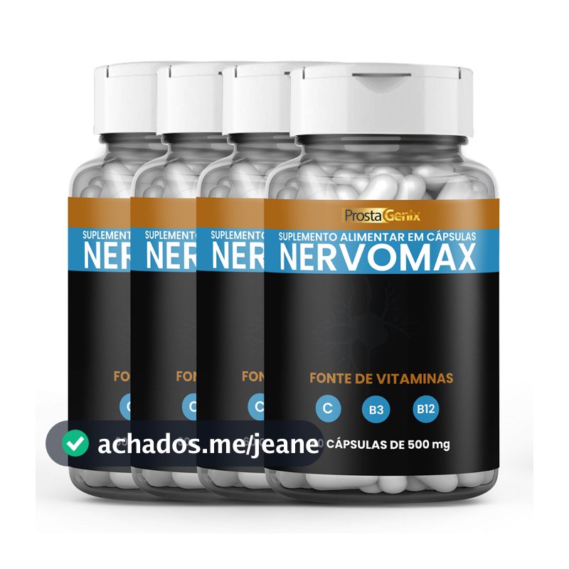4 Nervomax Premium 60 Cápsulas | Original Promoção
