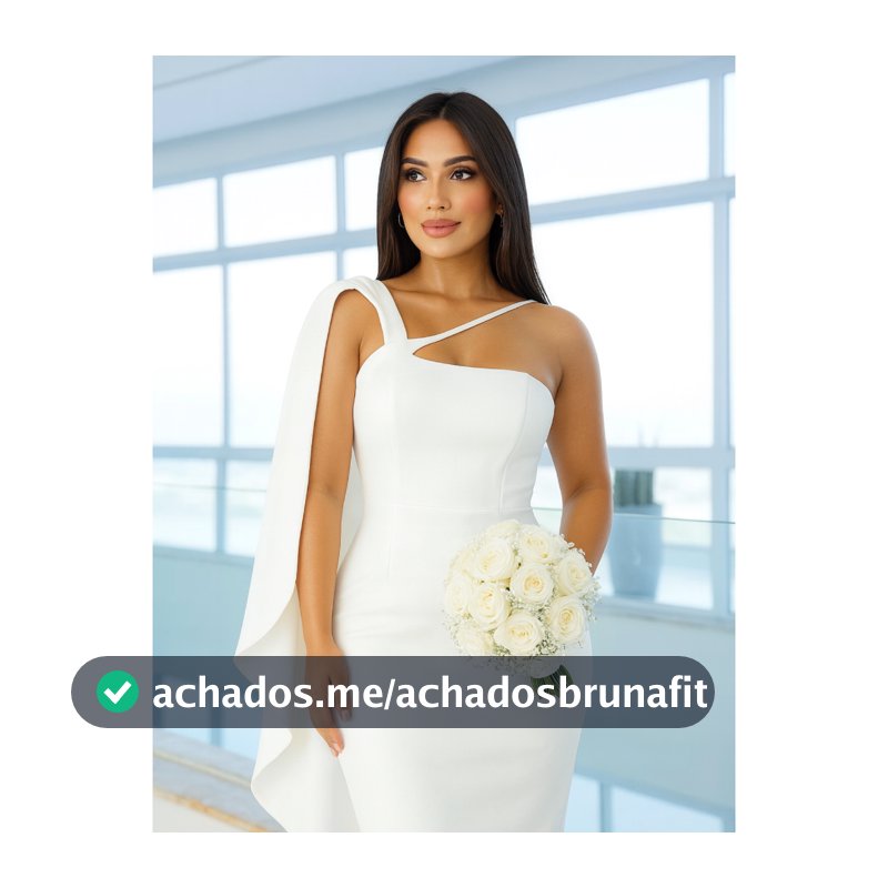 VESTIDO DE NOIVA ELEGANTE COM CAPA PARA CASAMENTO CIVIL NOIVADO CULTO ECUMENICO