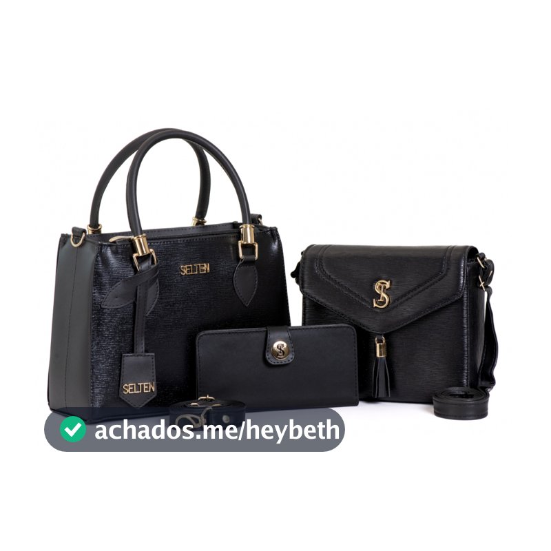 Kit Bolsa Lorena Transversal Alça Ajustável Tote Bolsa Tiracolo Modelo Tampa Lançamento com Carteira