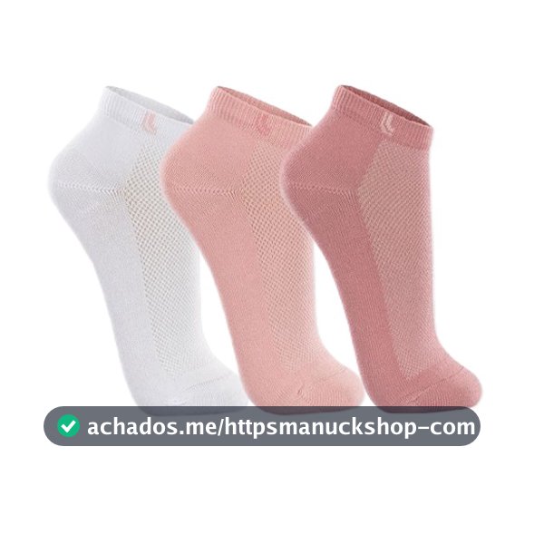Meias Femininas Originais Para Homens E Mulheres-Pacote De 3 Pares | Algodão Respirável Com Padrões Delicados (Preto , B