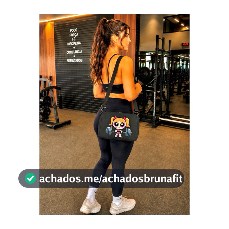 Mala Academia Estampada Feminina Masculina Fit Esporte Mala Malinha Academia Unissex Sport Bolsa Transversal Regulável