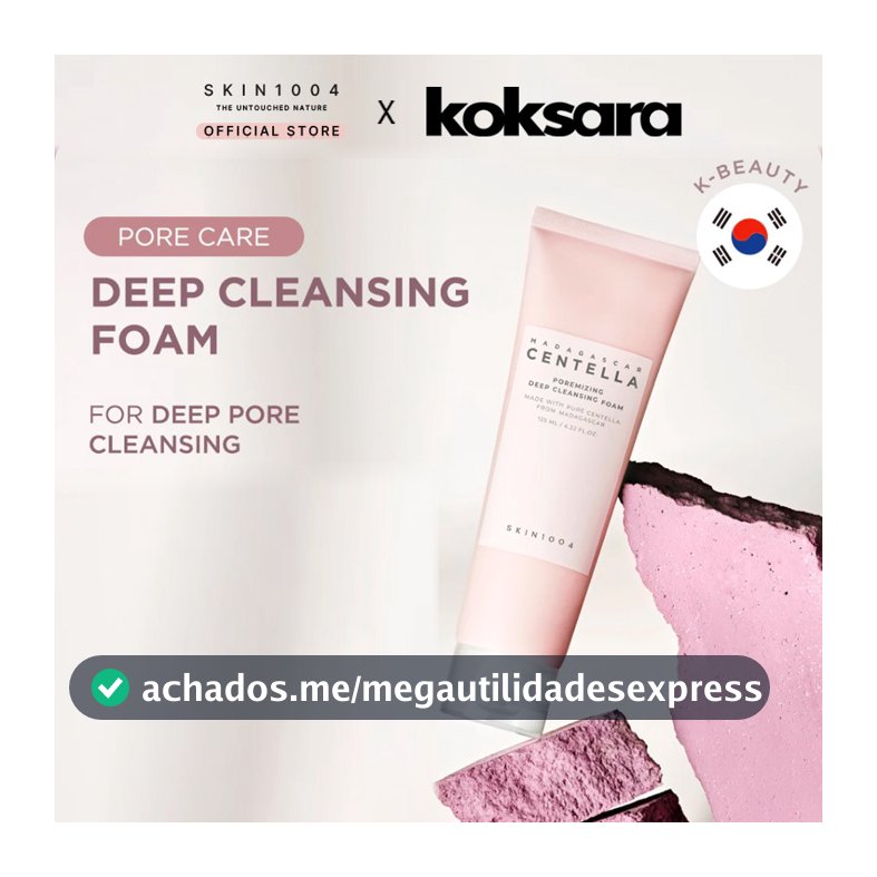 [Oficial] Skin1004 Madagascar Centella Poreizing Espuma De Limpeza Profunda 125g