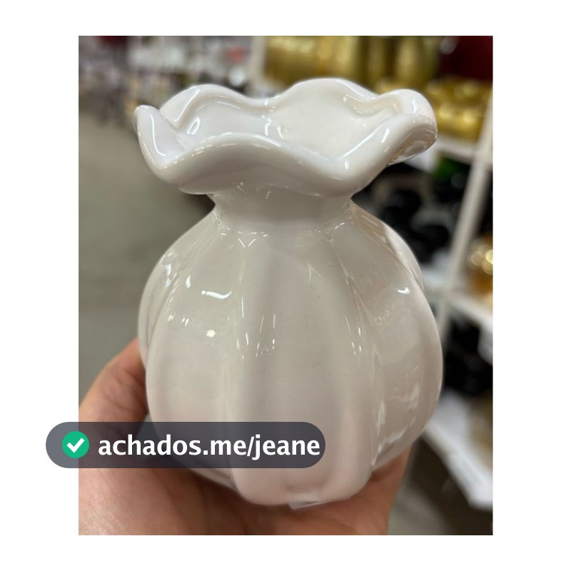 Vaso Cachepot Trouxinha Murano Pequeno Decorativo Em Cerâmica