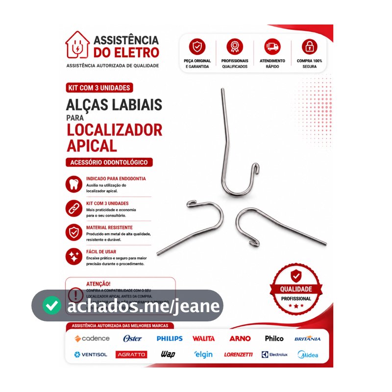 Alça Labial para Localizador Apical Endodontia