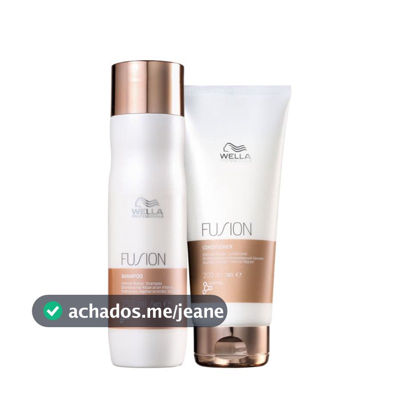 Kit Wella Professionals Fusion - Shampoo 250ml e Condicionador 200ml