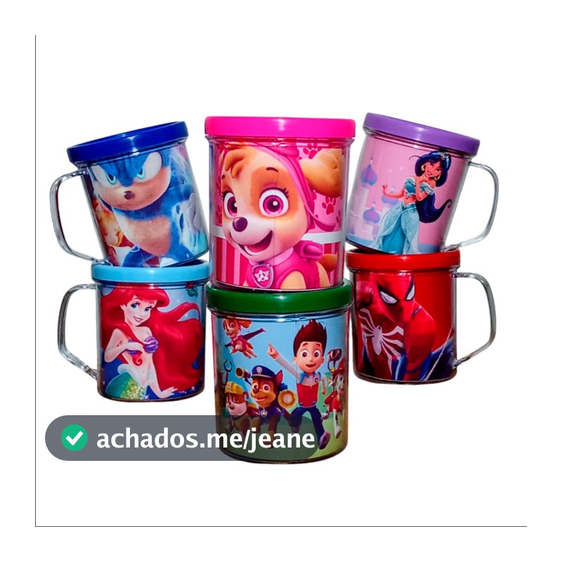 Canecas Personalizadas com Foto e Nome Lembrancinha Formatura ABC Festa Infantil e Adulto