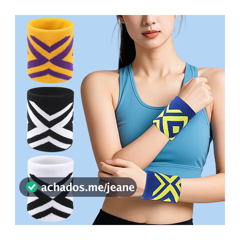 Pulseira esportiva tênis Fitness correndo pulseira de compressão elástica basquete Badminton treinamento pulseira