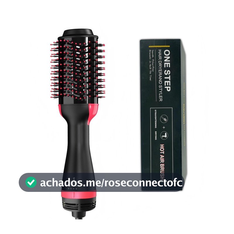 Escova Secadora Alisador Elétrica Quente Cabelo Com 3 Em1 Hair Styler APENAS 110V Jimmystore