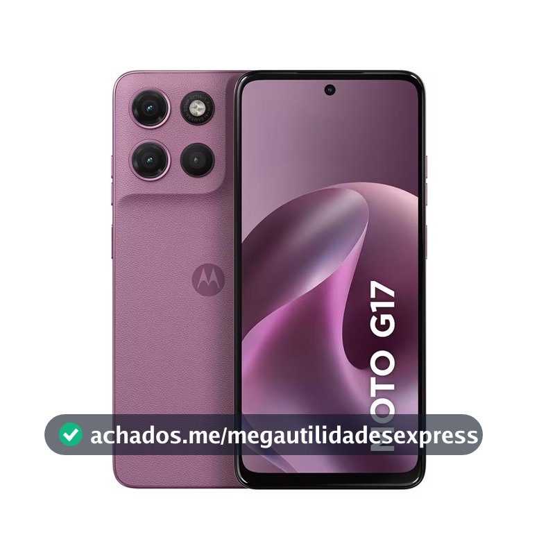 Smartphone G17 Tela 6,7 Polegadas 256GB 4G Câmera 50MP Motorola