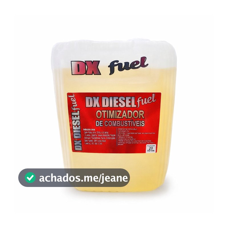 Aditivo de Combustível Diesel 20 Litros DX Fuel Otimizador Economia S10 S500 Biodiesel Trata até 20.000 litros