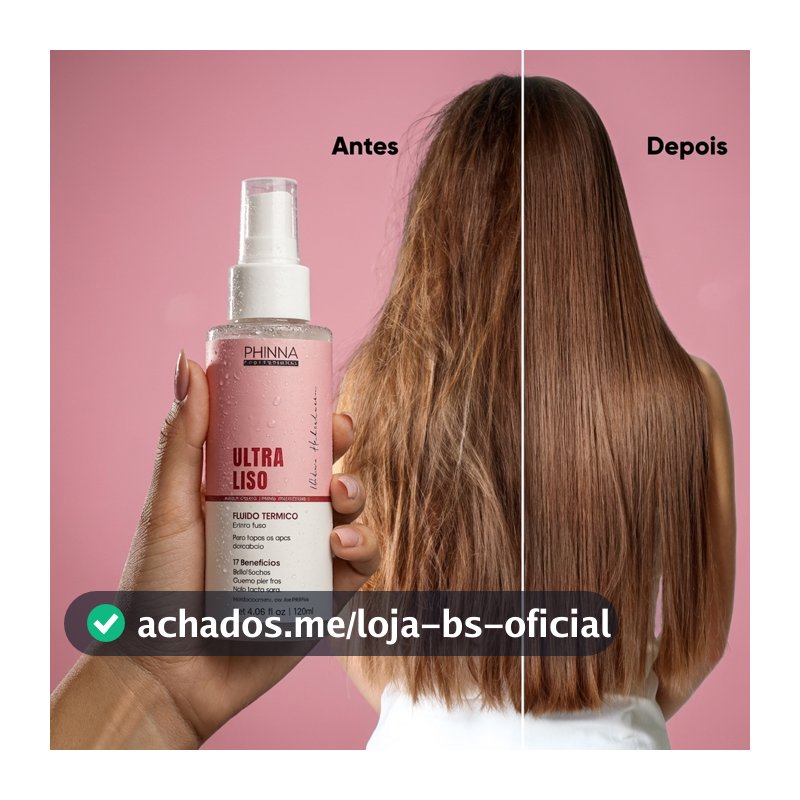 Protetor Térmico Ultra Liso Brilho e Antifrizz 120mL