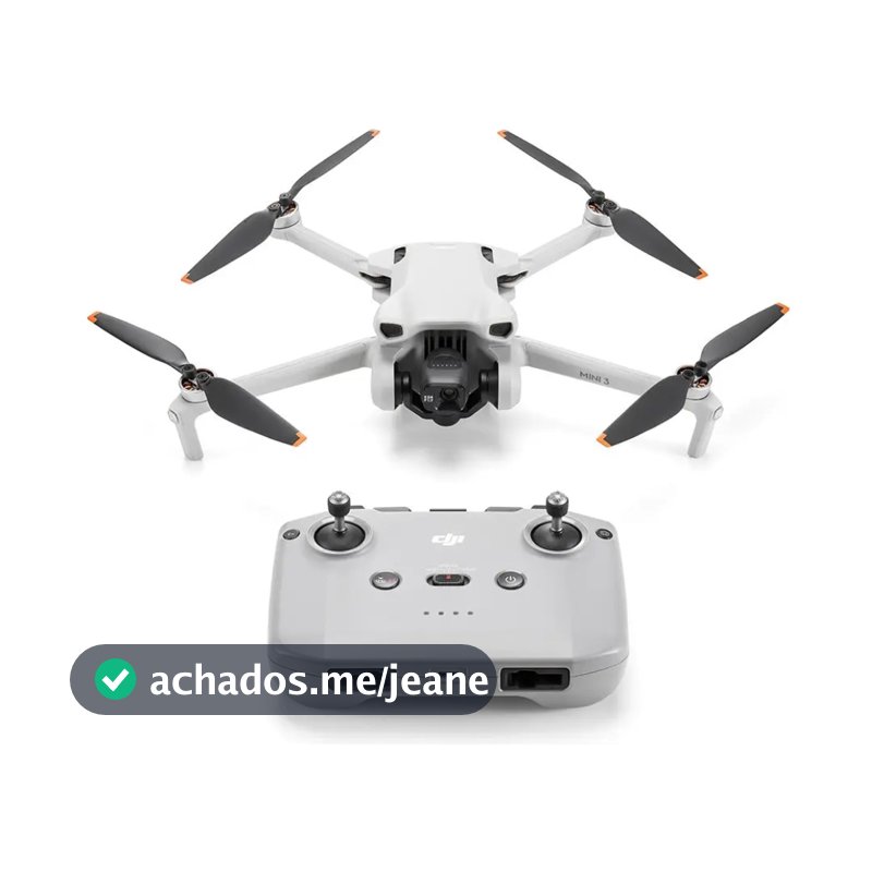 Drone DJI MINI 3 ANATEL (STANDART) - CONTROLE SEM TELA DJI RCN1 + 1 BATERIA