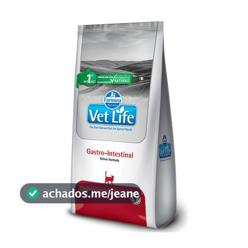 Ração Vet Life Gatos Adultos Gastro-Intestinal – 2kg