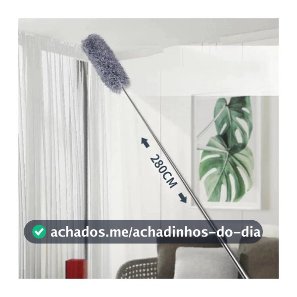 Espanador 280 Centímetros 2,8 metro Ajustável Telescópica Dobra Duster Escova De Limpeza De Poeira