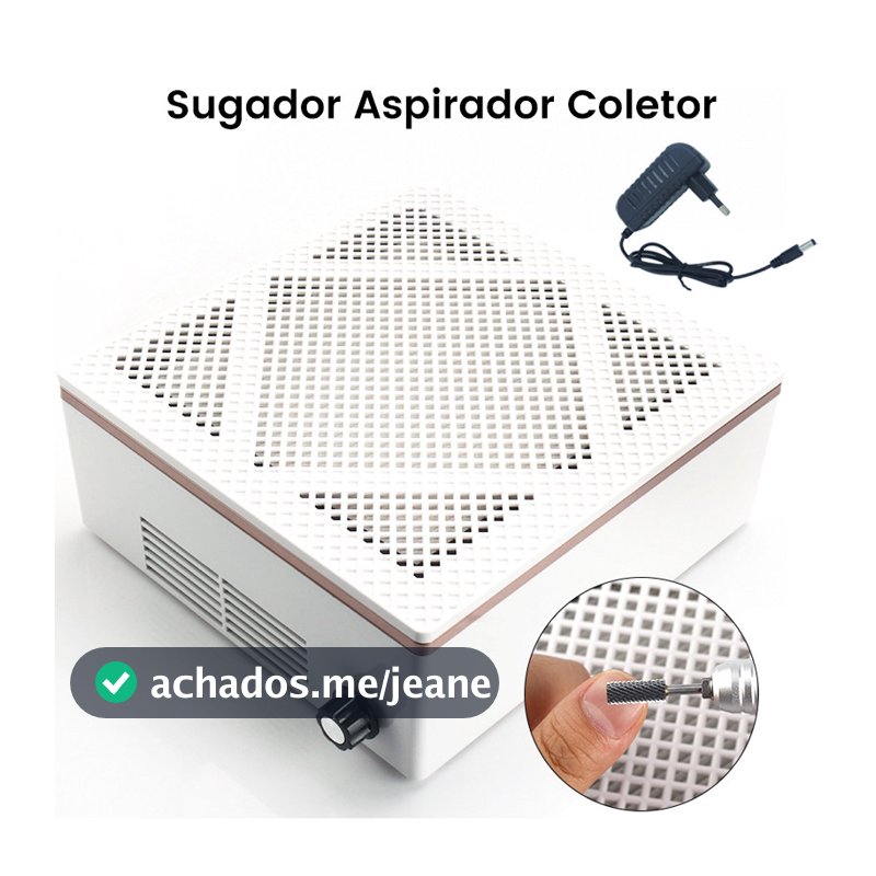 Sugador de pó Unhas Aspirador Coletor De Pó Grelha Churrasqueira Unhas Bivolt Sugador 1 Cooler 120W