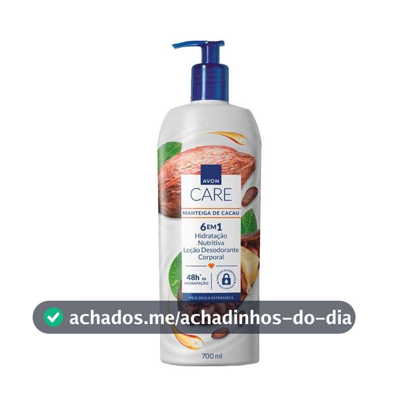 Loção Desodorante Corporal Avon Care Manteiga Cacau 700ml