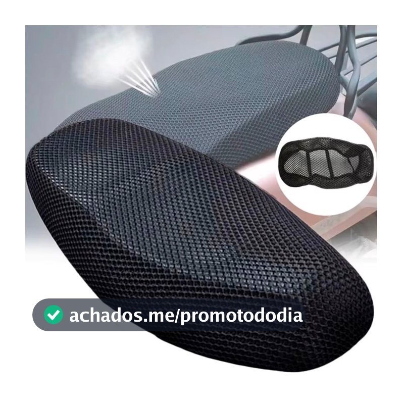 Capa Moto Térmica Banco Impermeável Moto Universal - Preta, Macia e Respirável！