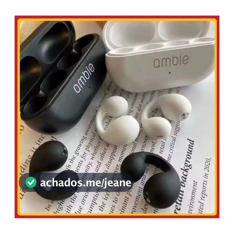 Fones De Ouvido Sound Earcuffs Condução De Ossos Ambie Sem Fio Bluetooth 5.2