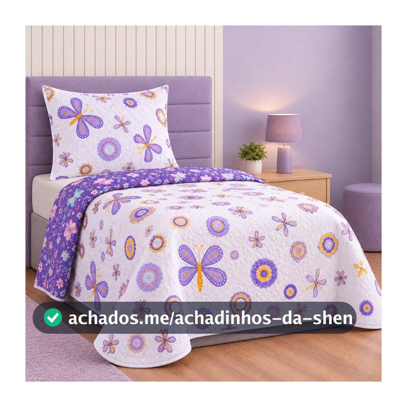 Colcha Cobre Leito Solteiro Studio MIx Premium Matêlado Bouti Kids