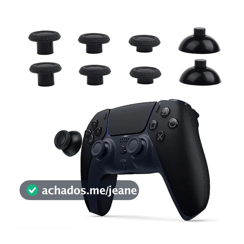 Kit 8 Peças Botão Analógico Competitivo Para Ps4 Ps5 e Ps5 Edge