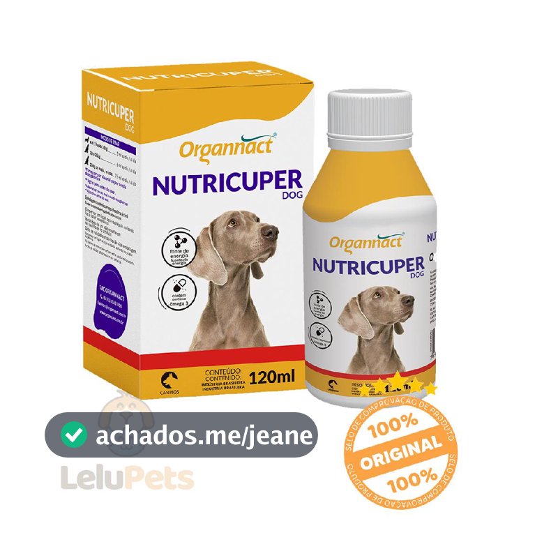 Suplemento Hipercalórico para Cachorro Nutricuper Dog 120ml