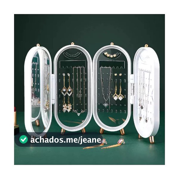 Porta Joia De Bolsa Para Viagem Portátil/ Caixa de Armazenamento/Bricos/Bolsa/Anel/Colar